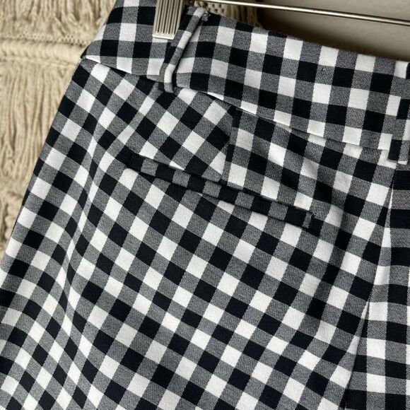 LOFT Checkered Cropped Pants - Picture 5 of 9